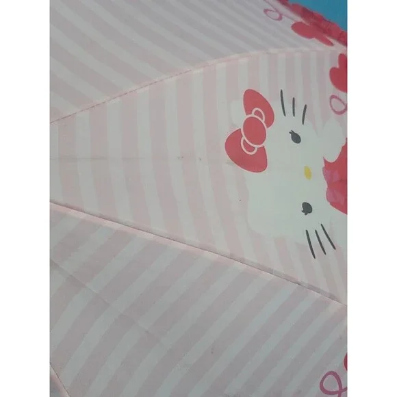 Hello Kitty Kids Umbrella Pink Hearts 2014 READ - Picture 6 of 16